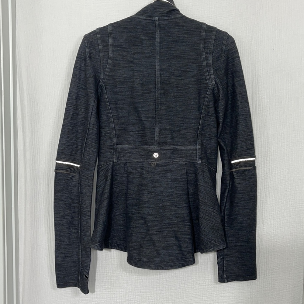 Lululemon Black/Fossil‎ Ride On Blazer Moto Jacket